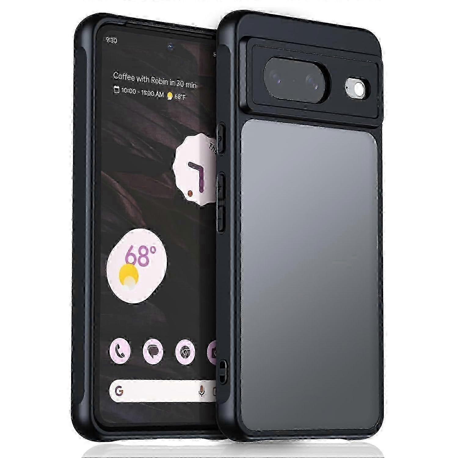 Ultra-thin Translucent PC+TPU Phone Case