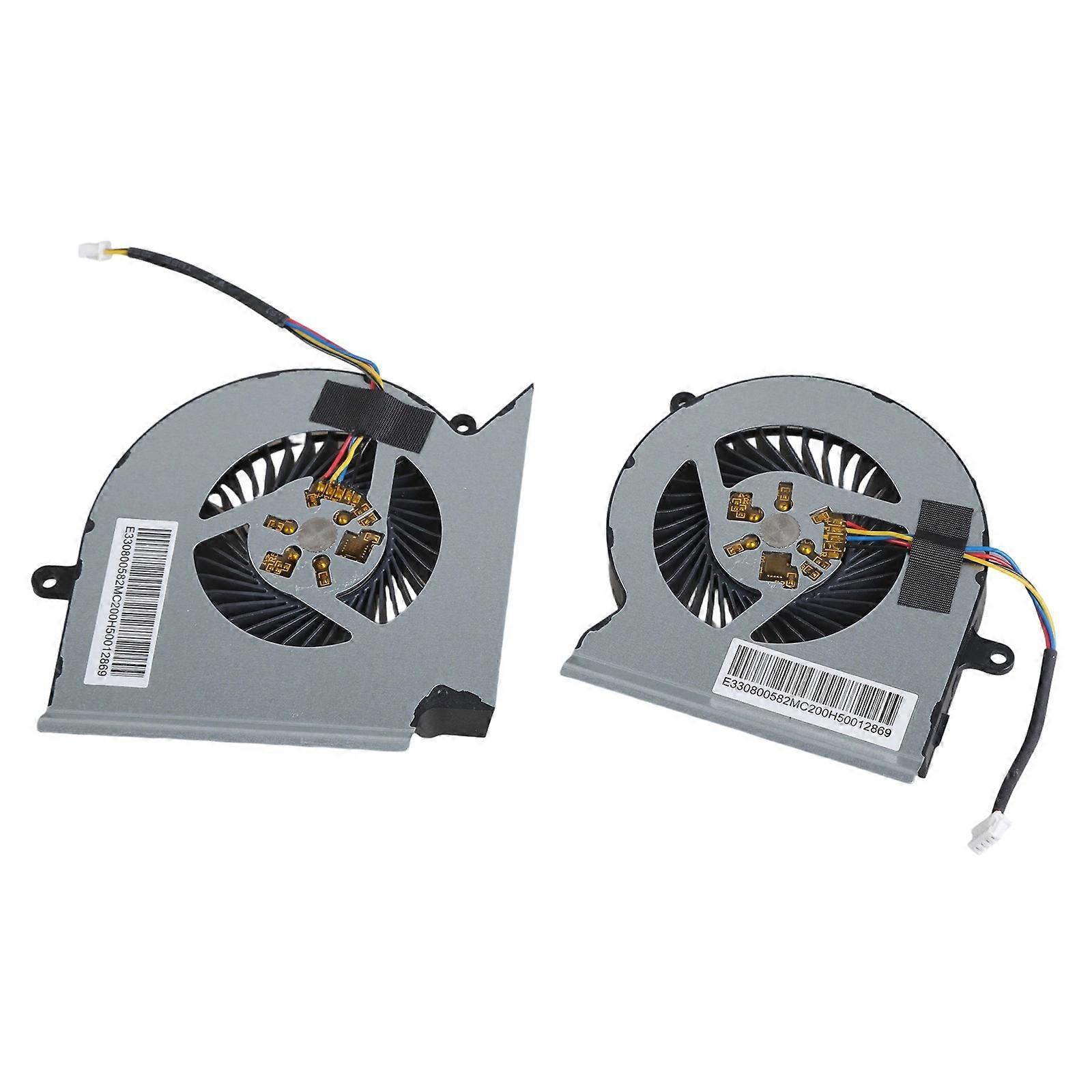 CPU GPU Fan DC5V 4Pin 4wires Laptops Cooling Fan for GE65 GL65 GP65 WE65 Leopard MS-16U1 MS-16U5 MS-16U7 Notebook Radiators Multicolor