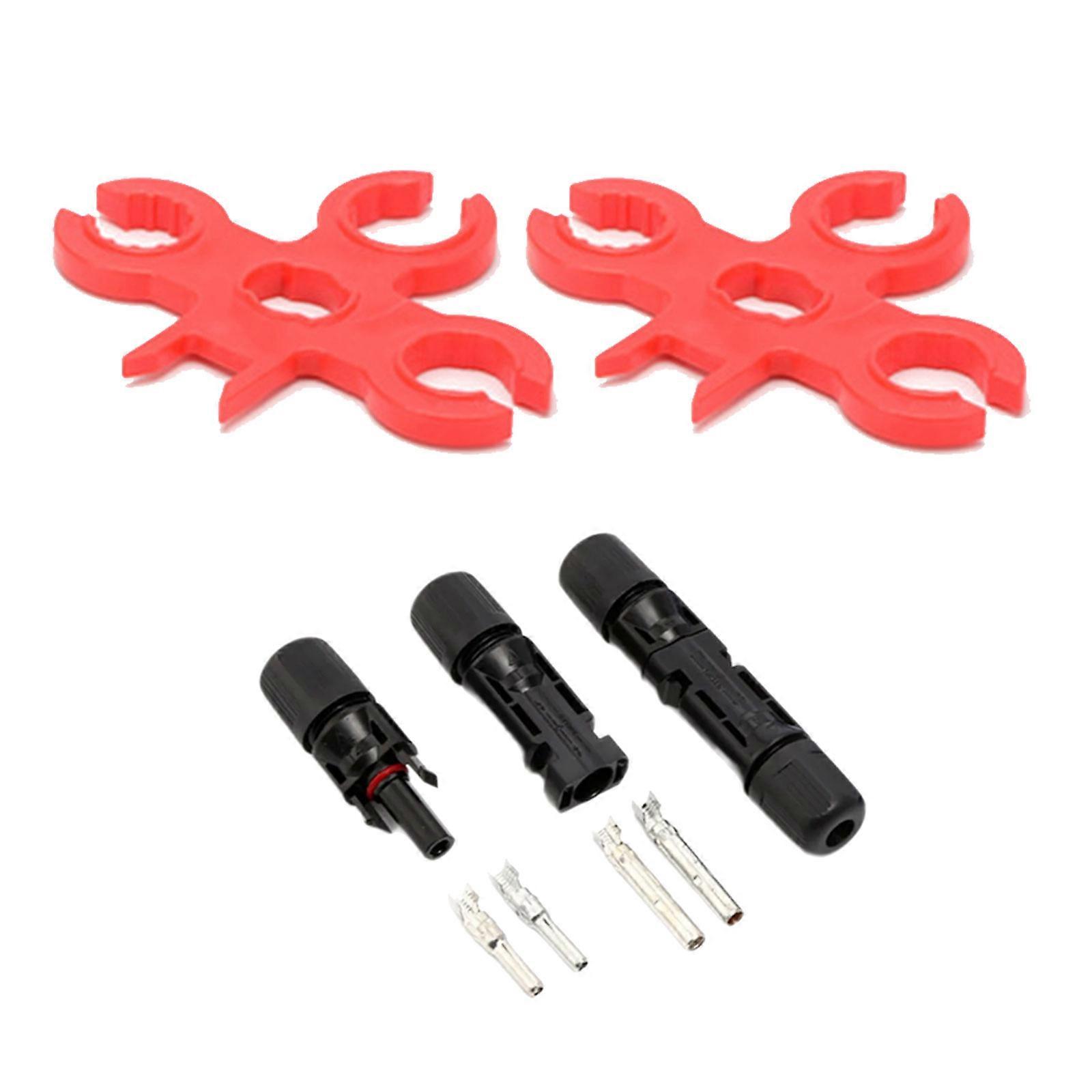 Professional Solar connectors Spanner Set for Secure System Installation Lightweight Good PPO Tool Multicolor