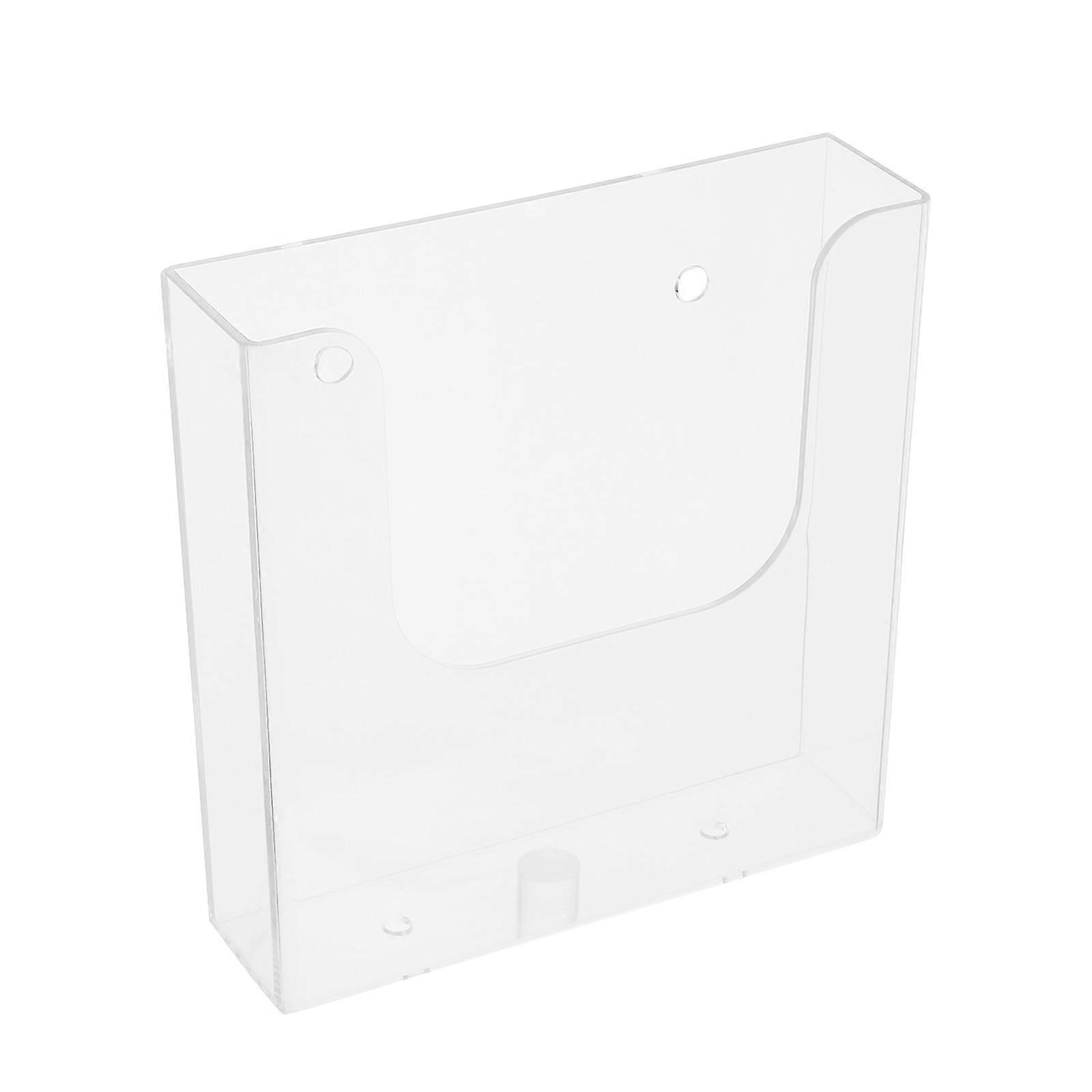 Wall-mounted Document Organizer Practical Plastic File Holder File Paper Rack for Office