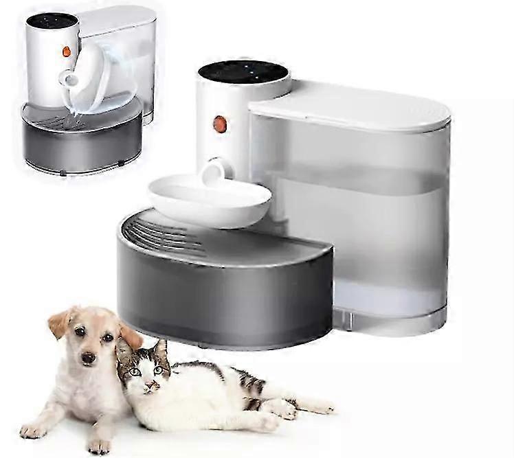 Inteligentna fontanna wodna dla zwierząt, automatyczna fontanna wodna Klyzor, kot zrzucający wodę