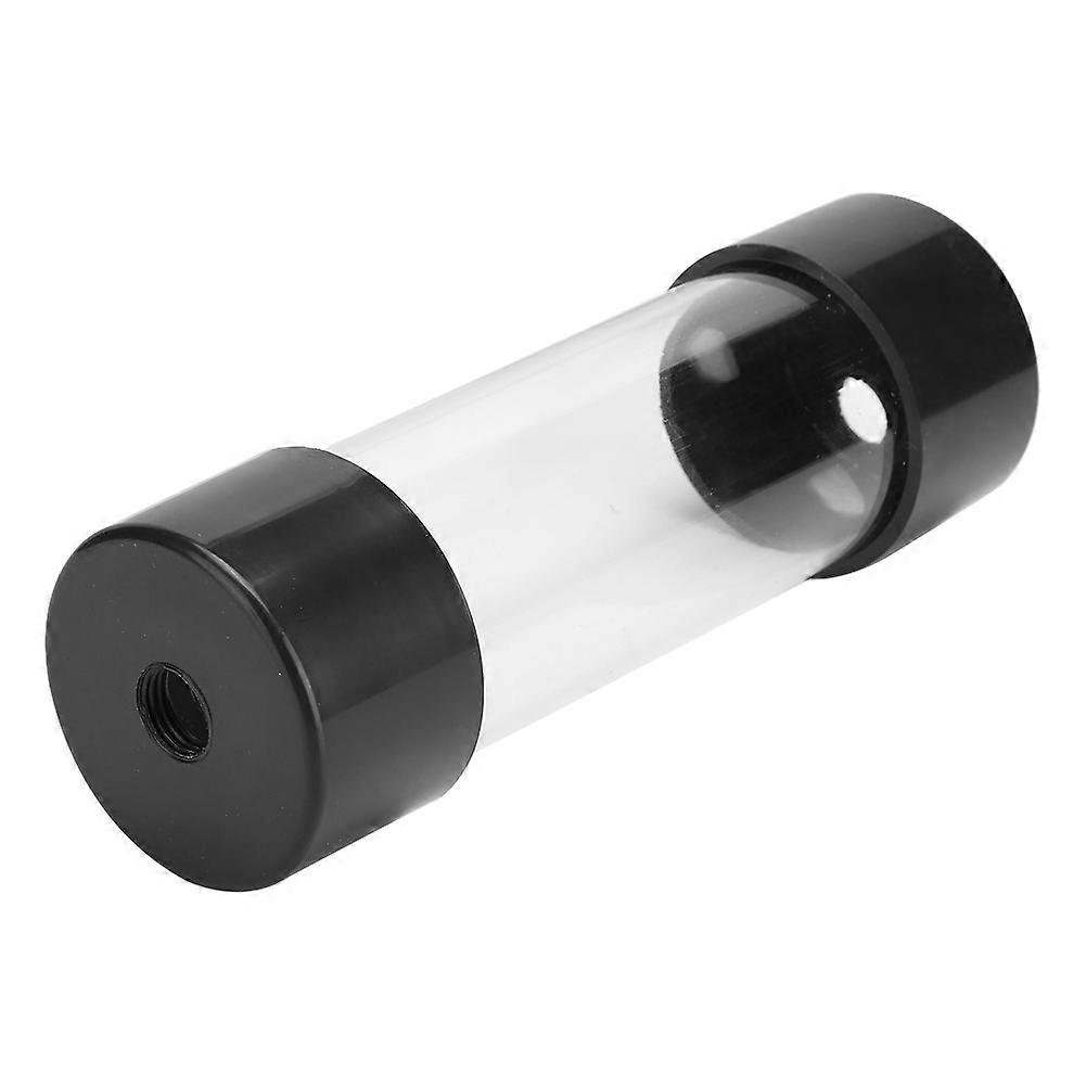 Transparent Cylindrical Computer Water Cooling Water Tank 150MM with G1 / 4 Thread