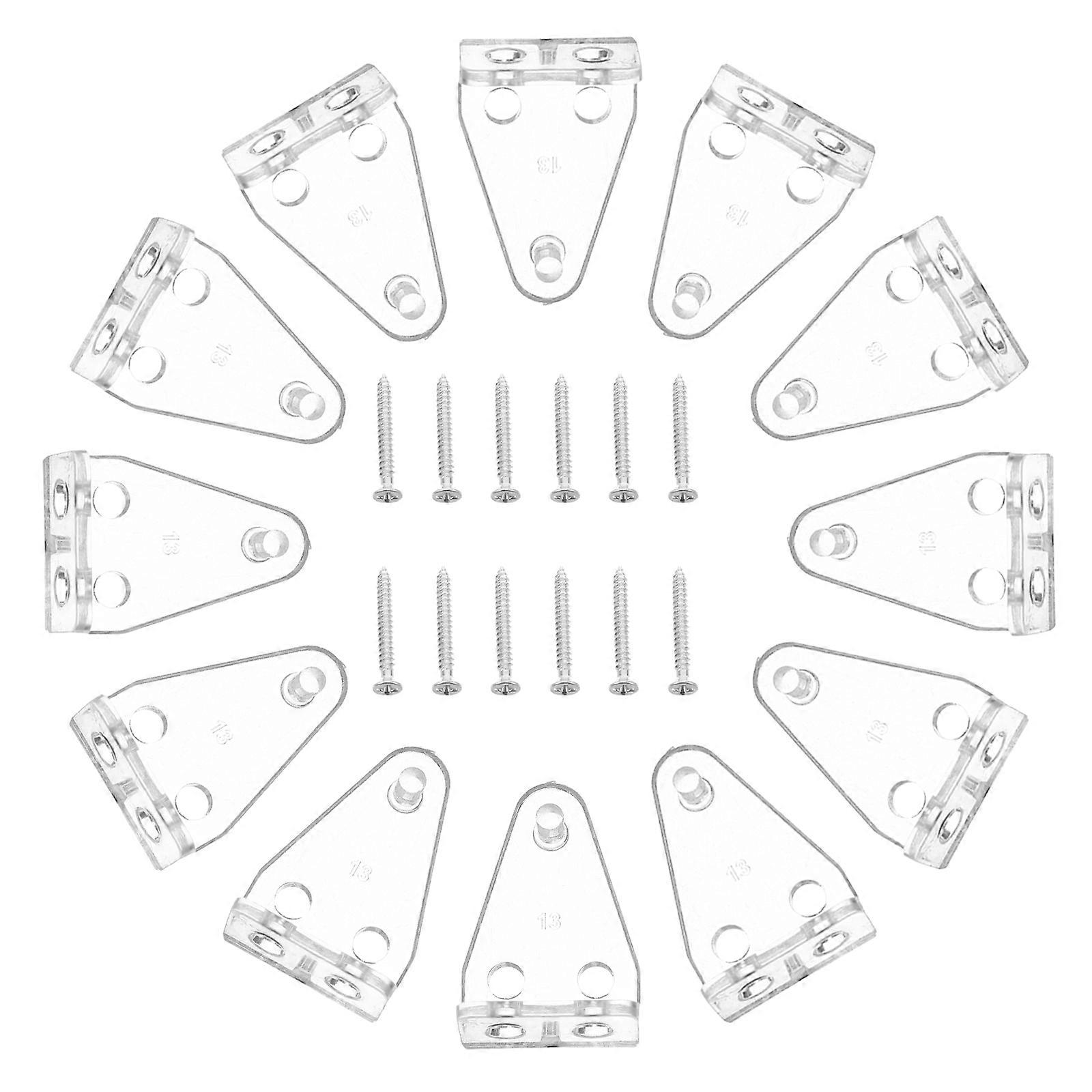 Transparent Window Shades Holder Bottom Rail Hold Clips 24Sets