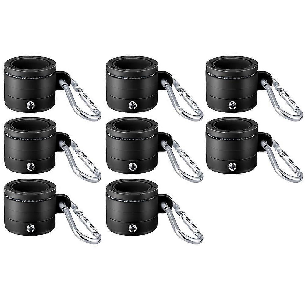 8Pcs Plastic Flag Pole Rings with Bearings 360 Degree Rotating Anti Wrap Flag Mounting Ring for 0.76-1.0In Flag Pole,A