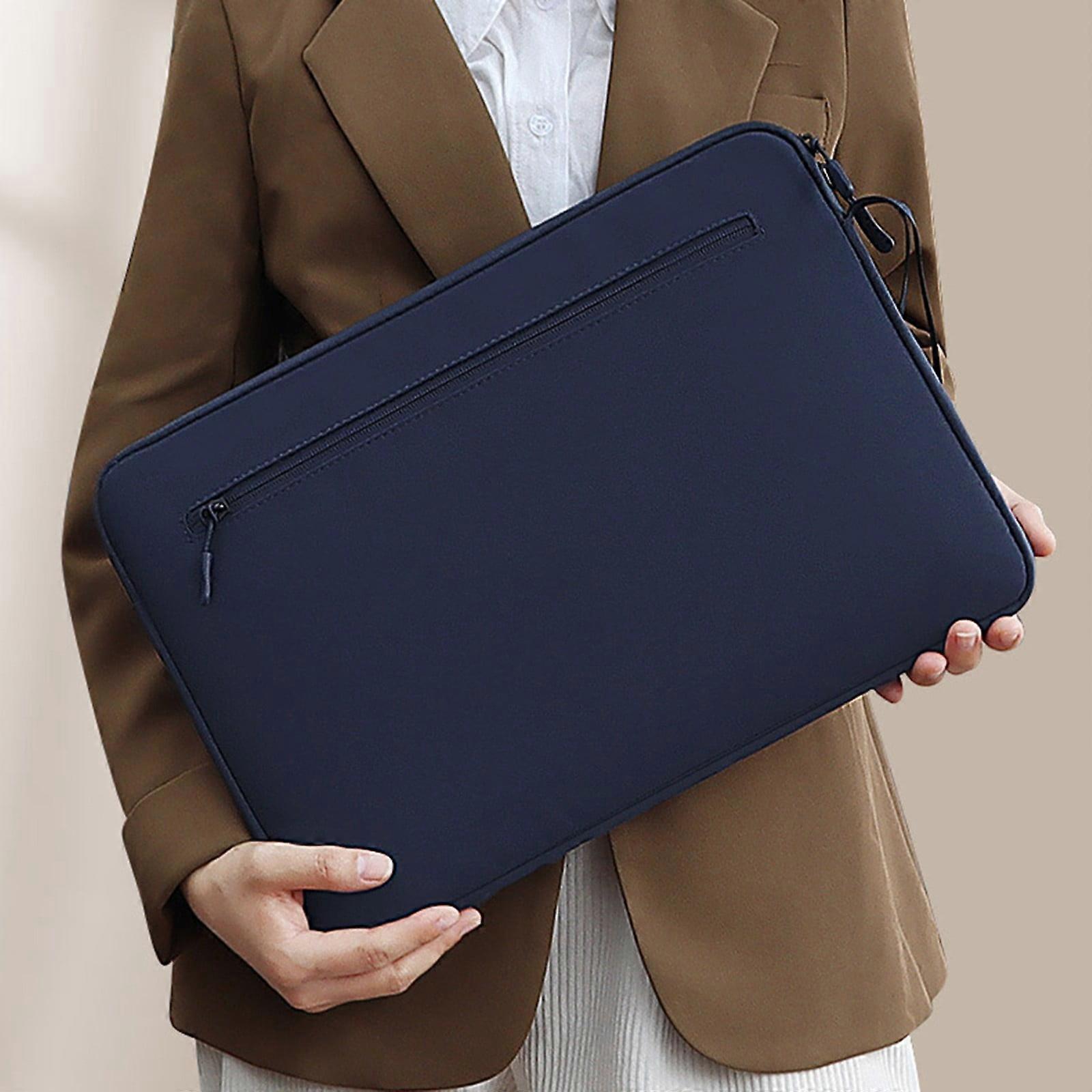 Txmfgh 14-15.4 Inch Laptop & Tablet Bag - Shockproof, Waterproof Computer Case with Double-Layer Storage and Convenient Accessory Management