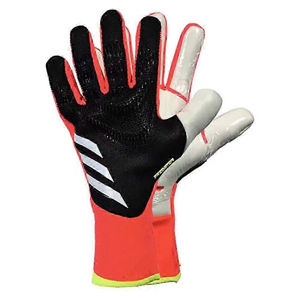 Goalkeeper Gloves for Training, Size 8, Double Wrist Support, Strong Grip, Non-Slip, Breathable, Durable, Color C