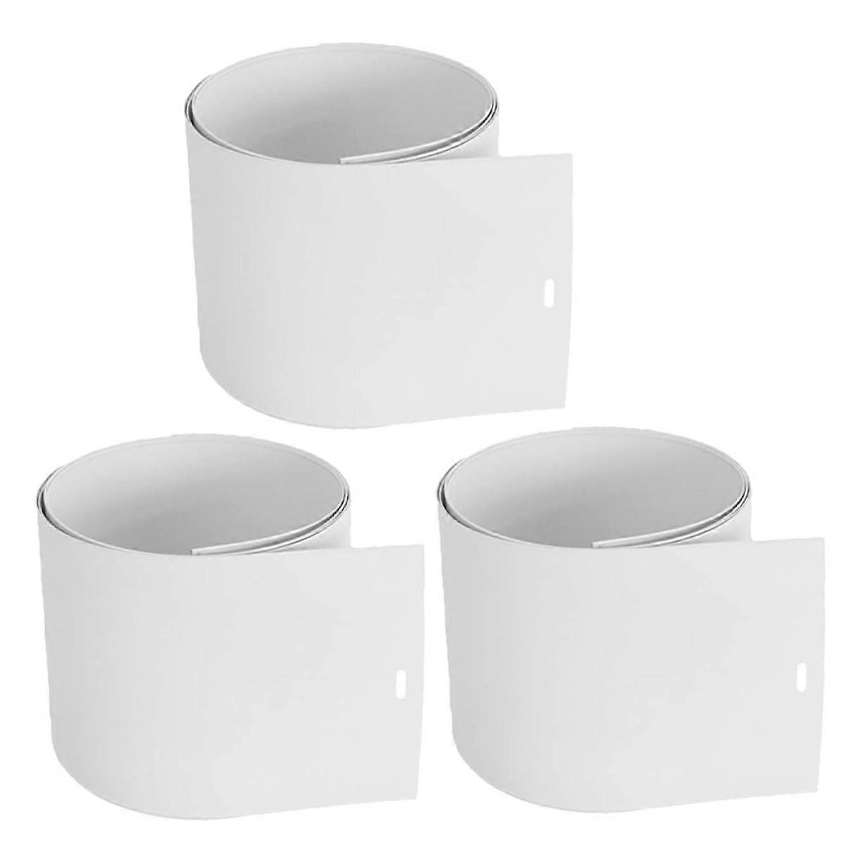 3pcs Vertical Blind Replacement Slats White Panels for Sliding Doors and Windows