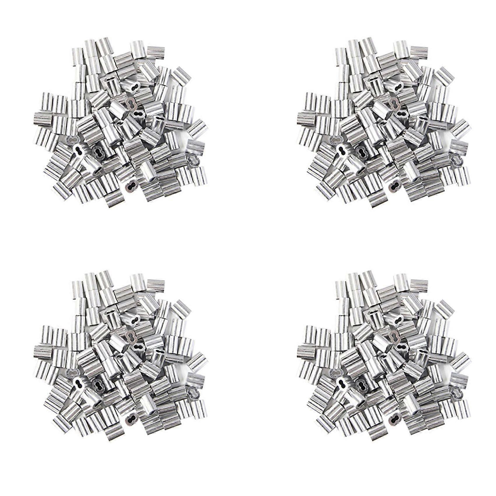 480X Aluminum Crimping Loop Sleeve for 2mm Diameter Wire Rope and Cable