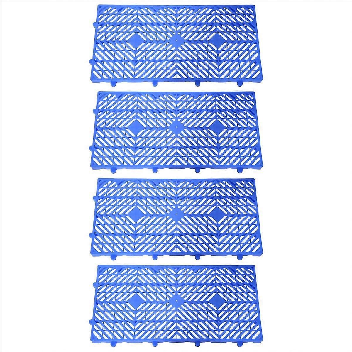 Plastic Pallet, Waterproof Grid Ventilated Pallet, Storage Grid Mat