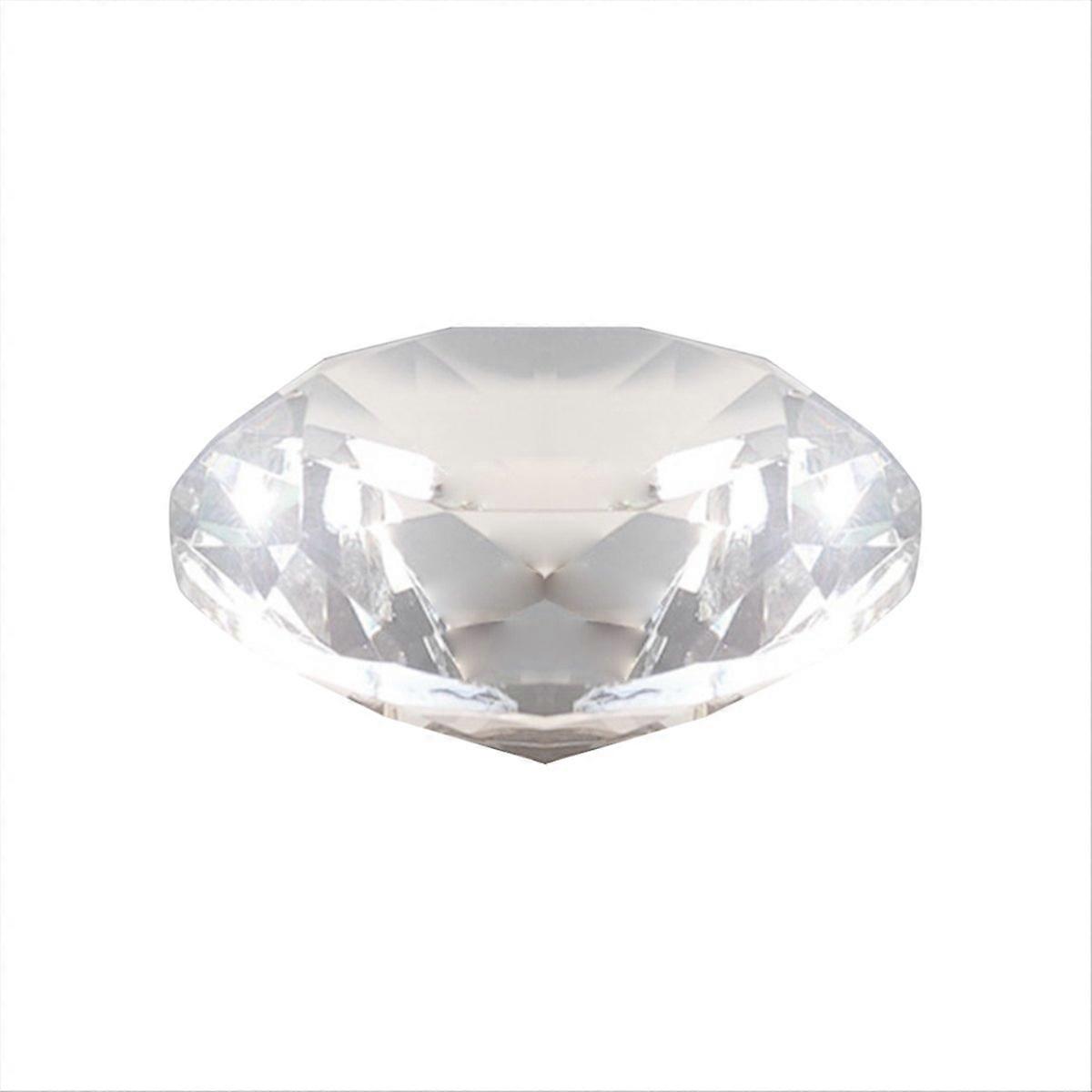 80mm Crystal Diamond Paperweight Decorative A