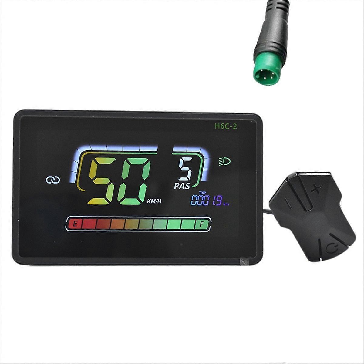 H6C-2 E-Bike Bluetooth LCD Display Meter Scooter Speedometer 5PIN
