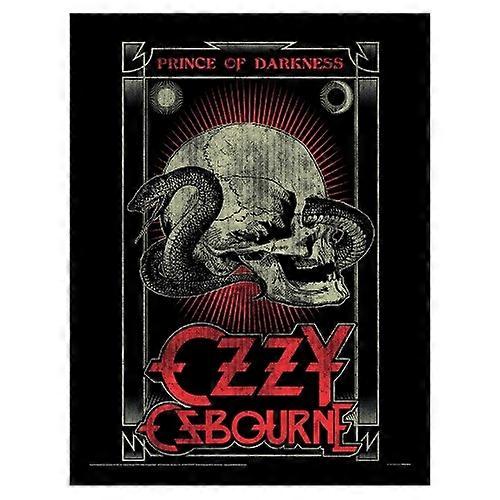Ozzy Osbourne Prince Of Darkness Framed Poster