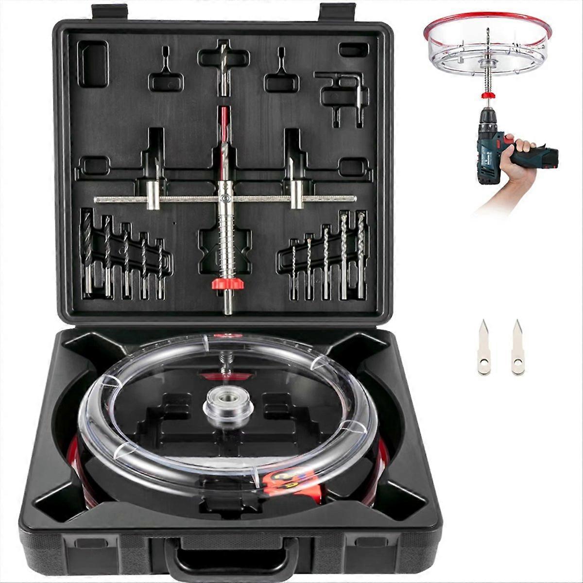 40-200mm Adjustable Steel Hole Saw Cutter Kit