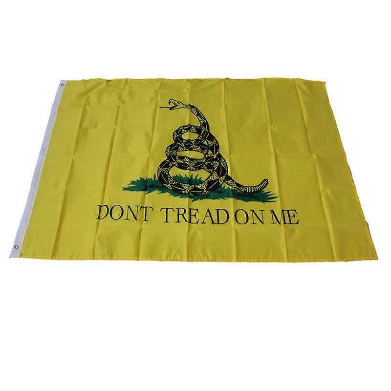 Yellow Snake Flag (Don't tread on me) Navy Flag (Polyester Flag, 150*90cm)