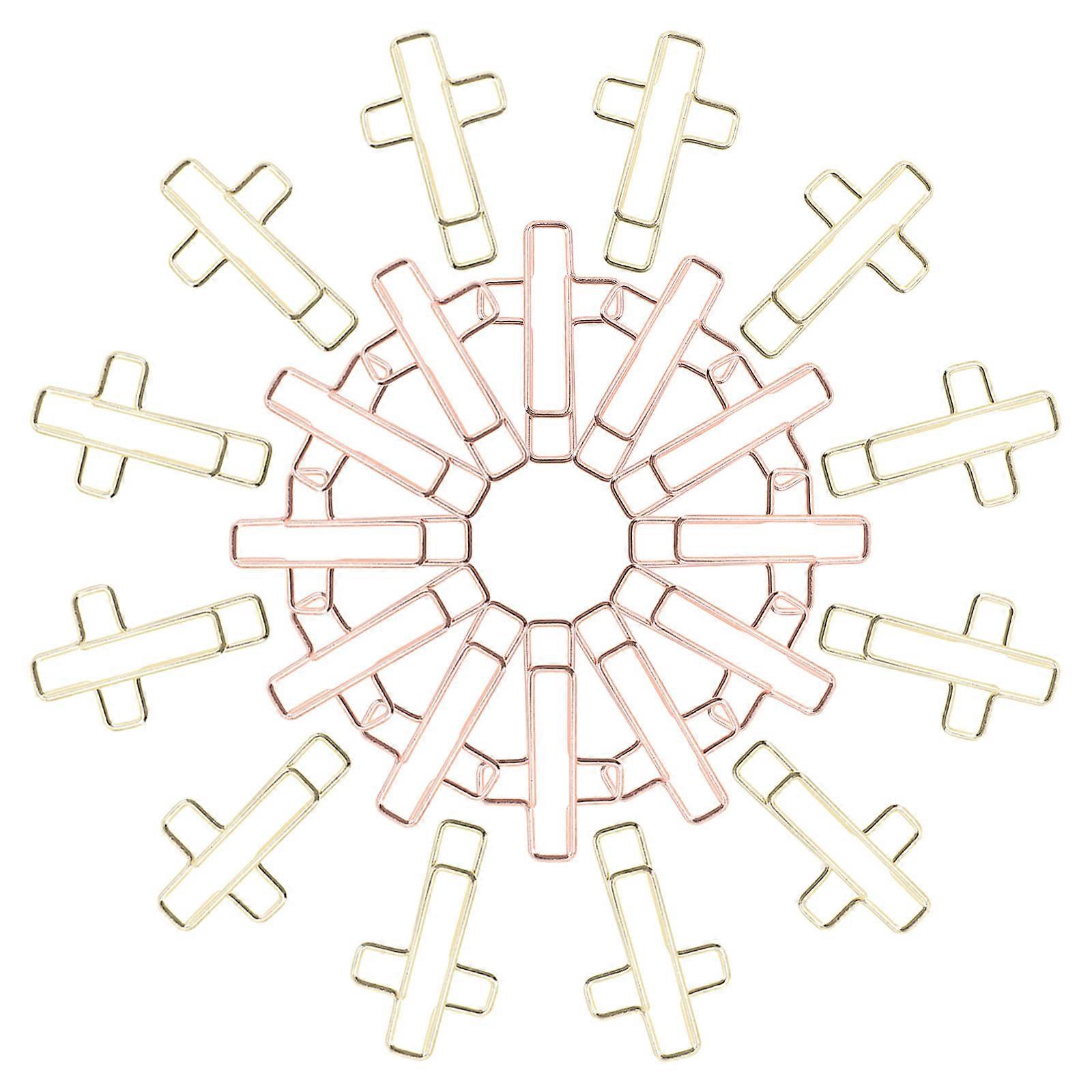 Creative Shaped Paper Clips for Document Clips 1000Pcs Iron Assorted Color