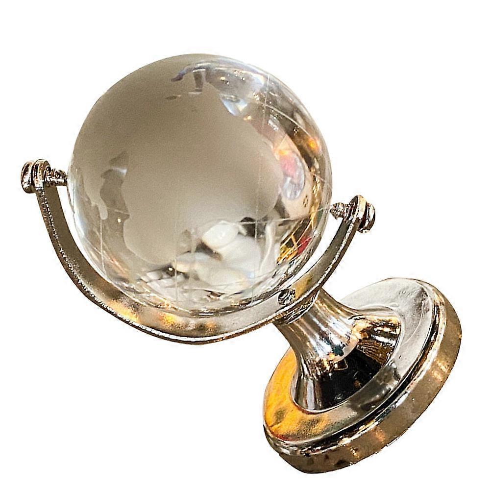Creative Globe Model Desktop Globe Decoration 4Pcs Golden Ornament