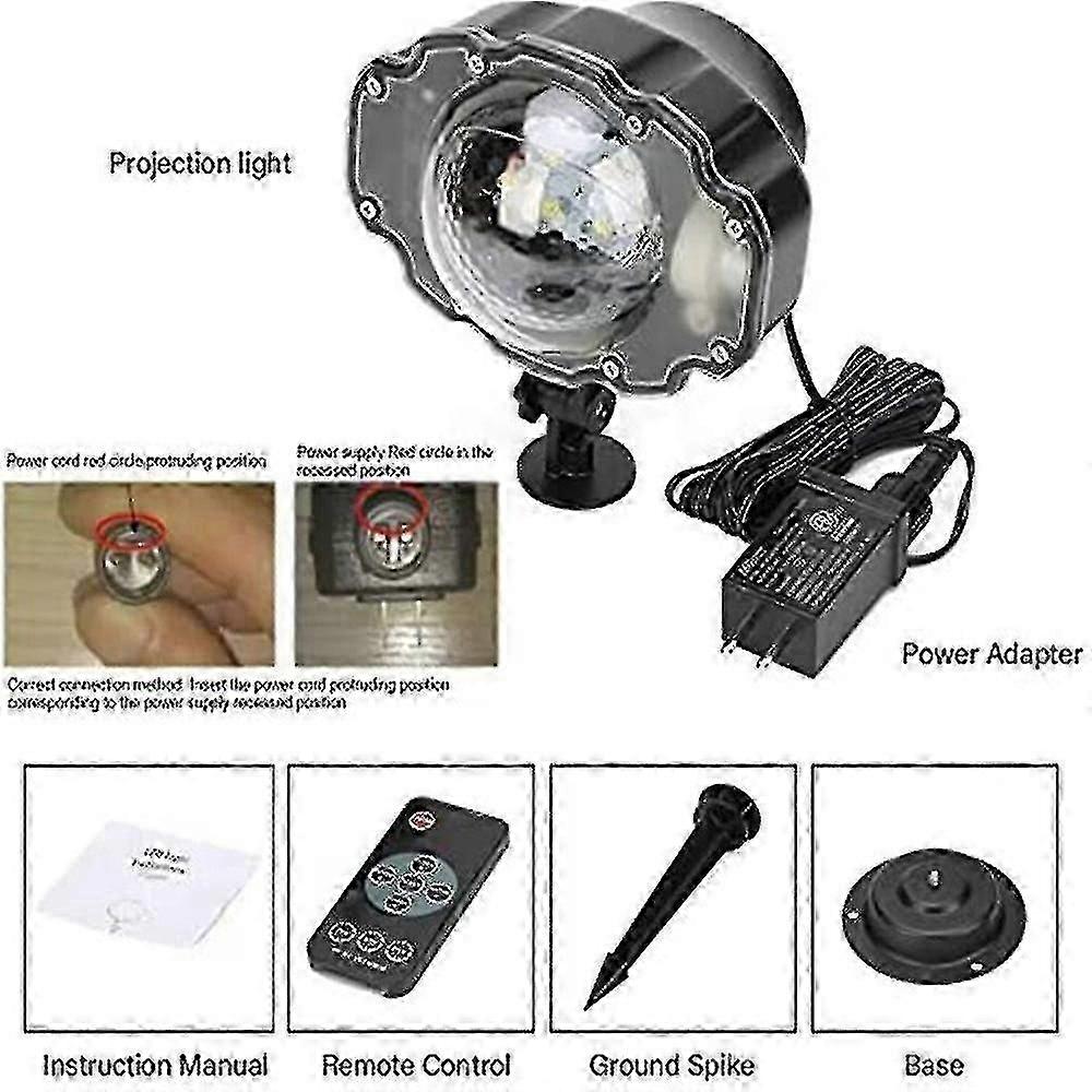 Snowfall Projector Lights Indoor Outdoor With Remote For Wedding