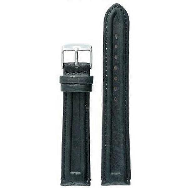 Padded watch strap 18/20/22 mm Black 18 mm