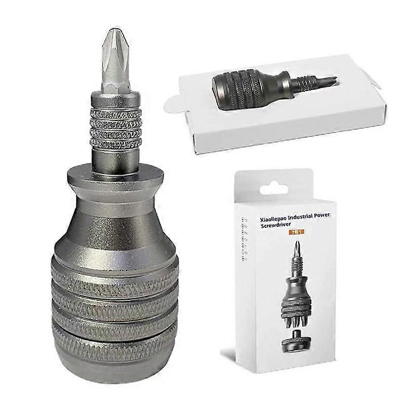 U0DF Precise Screwdriver Handle for 6.35mm Bit Featurings AntiSlip&High Torques Control Designs Interchangeables Bit