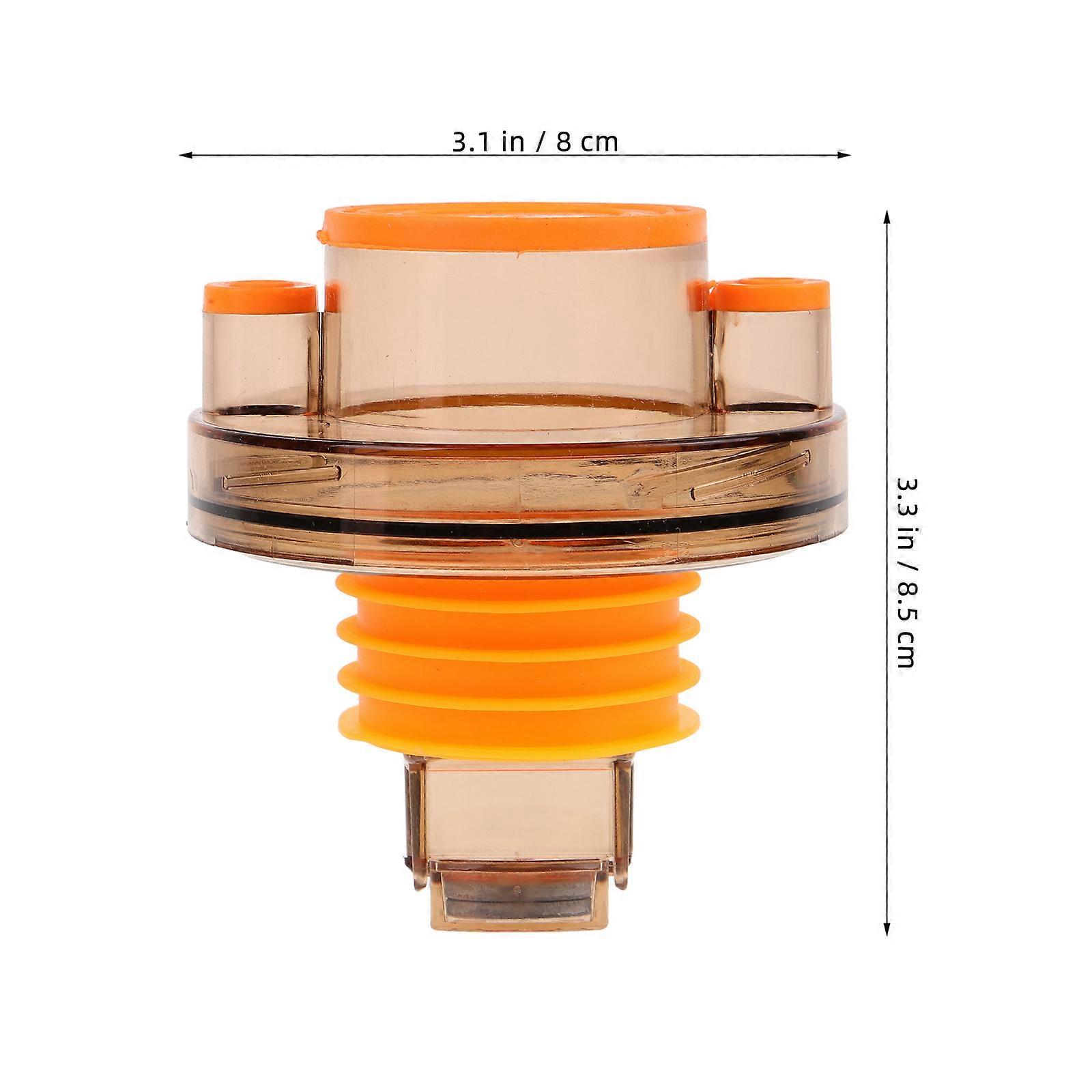 Plastic Drain Pipe Adapter Connector for Under Sink Orange