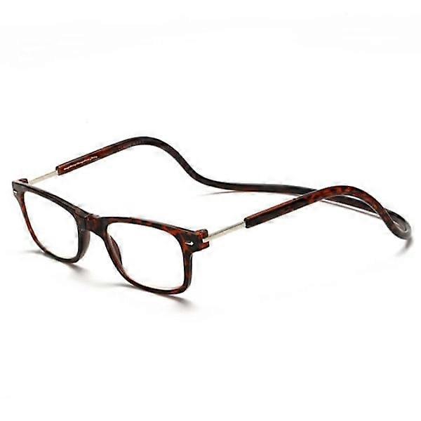 Reading glasses with Smart function (Adjustable) Leopard print +3.5