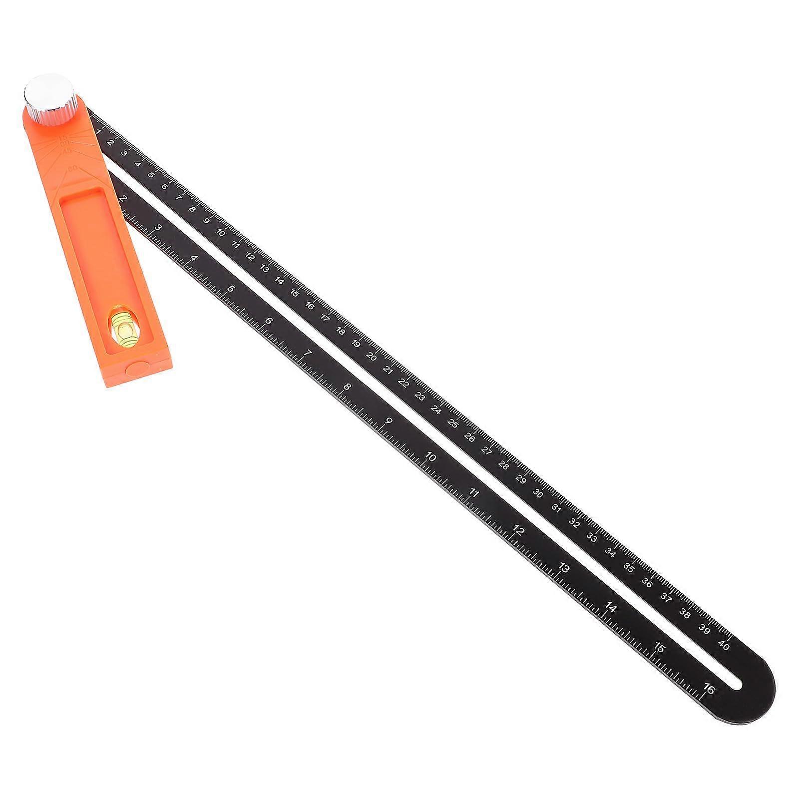 T Square Ruler for Woodworking and Carpentry, Precision Machinist Square with DualSided Scale