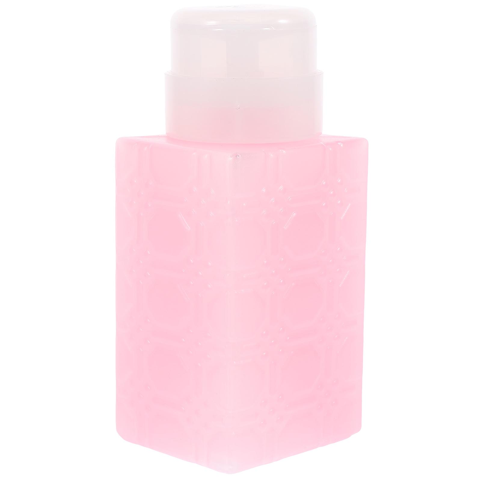 Plastic Nail Remover Press Bottle for Makeup Use Dispenser