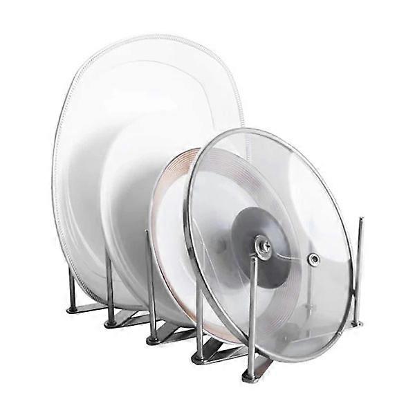 Stainless steel pot lid holder