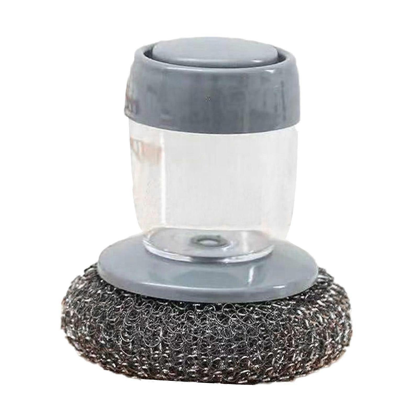 Cleaning Brush Rust-resistant With Storage Tank Plastic Practical Dish Washing Brush For Pots