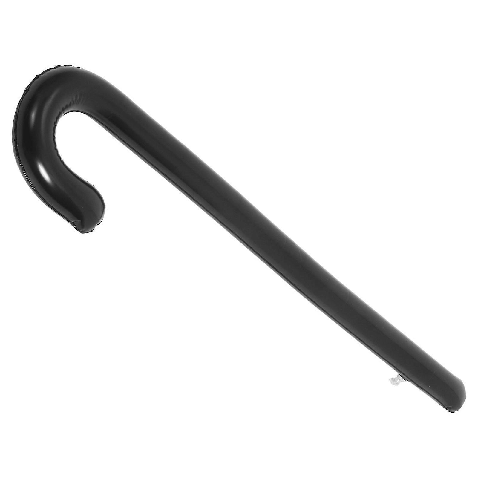 Inflatable Crutch Balloon for Prank Party Black PVC