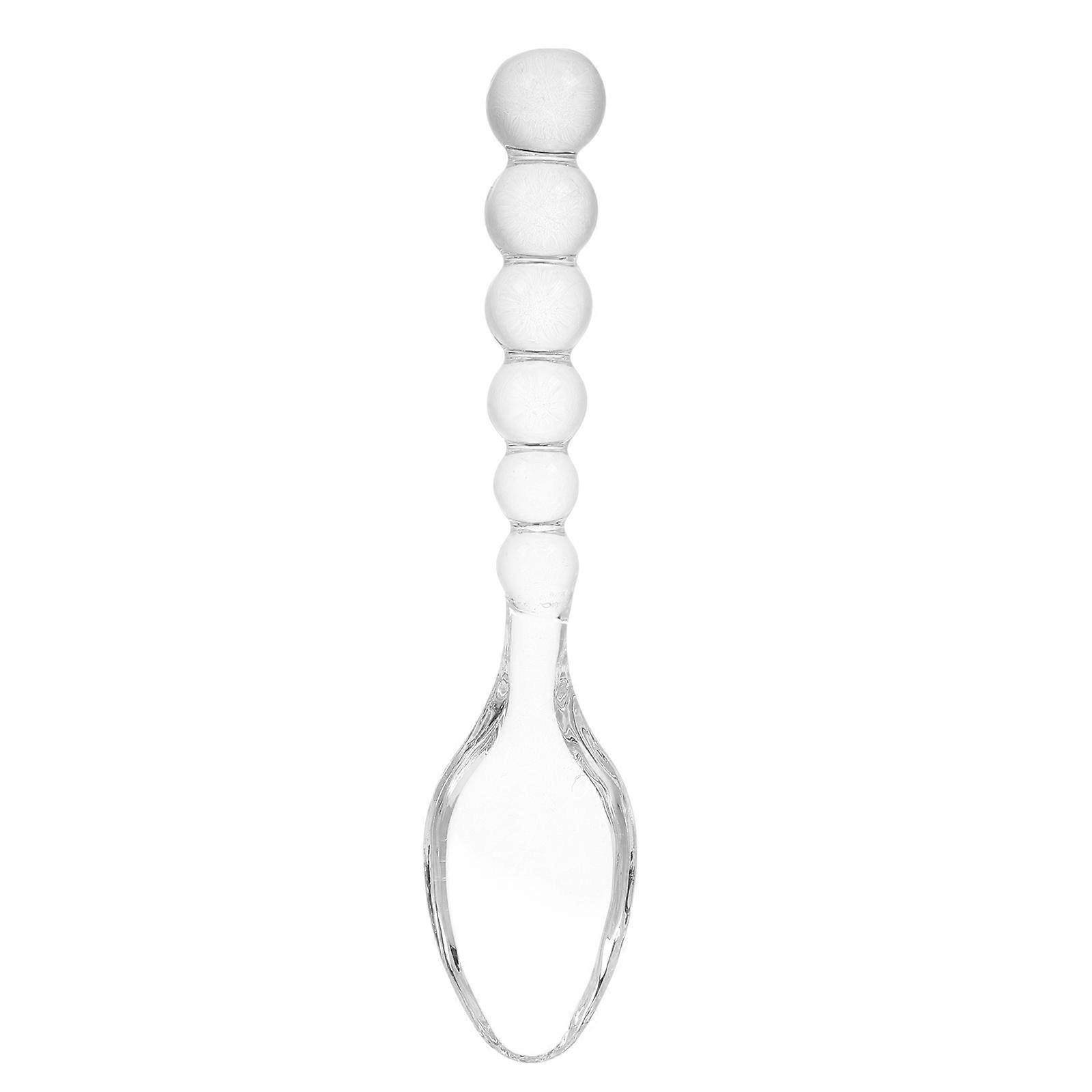 Transparent Glass Stirring Spoon for Coffee and Tea Creative Design Safe Material 1 Piece