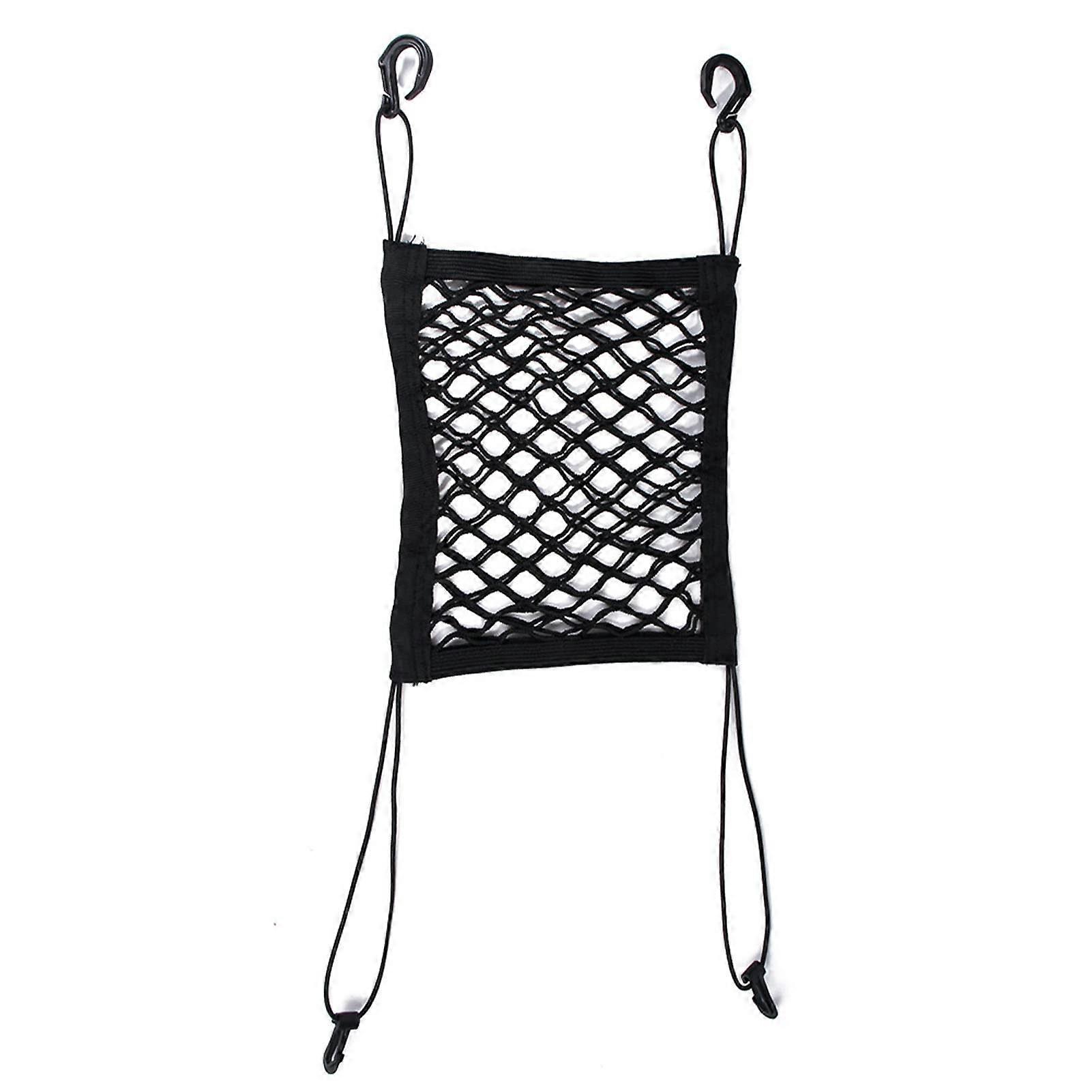 Universal Expandable Car Net Barrier with Double Layer Mesh Organizer for Pets and Kids