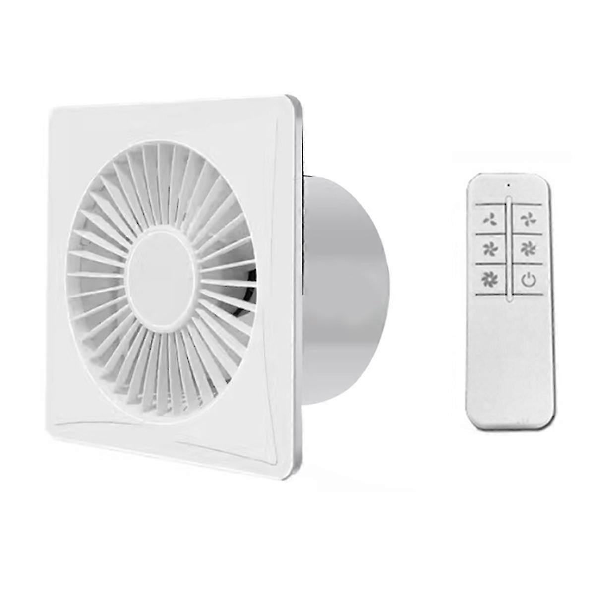 6Inch Adjustable Speed Frequency Conversion Ventilator Fan Exhaust Fan with Remote Control for Bath Hwy