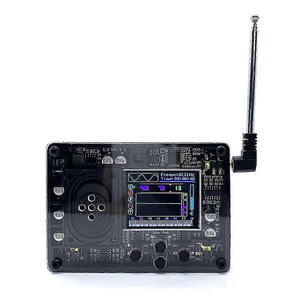 Mini Theremin Musical Electronic Instrument with Screen Display Gift Black