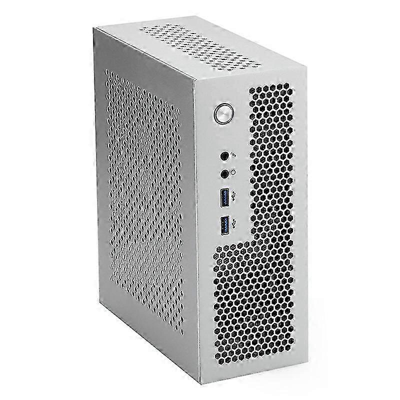 2026 Suitable A09 HTPC Computer Case Mini ITX USB3.0 Computer Case Silver