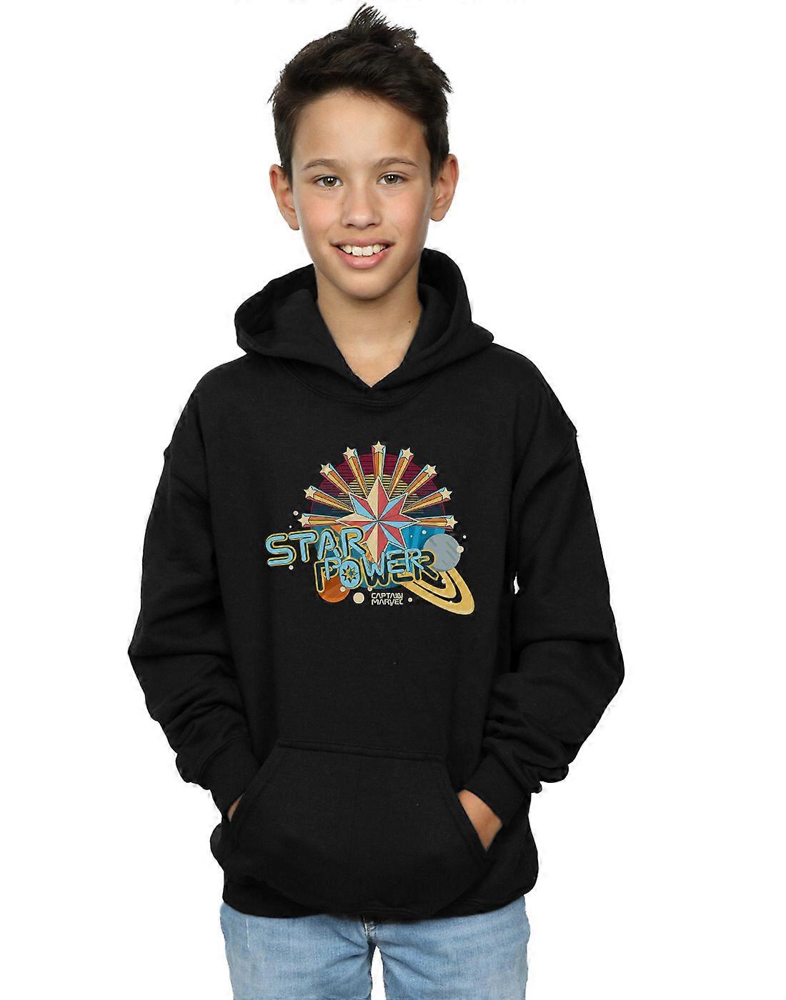 Marvel gutter Captain Marvel Star makt Hettegenser