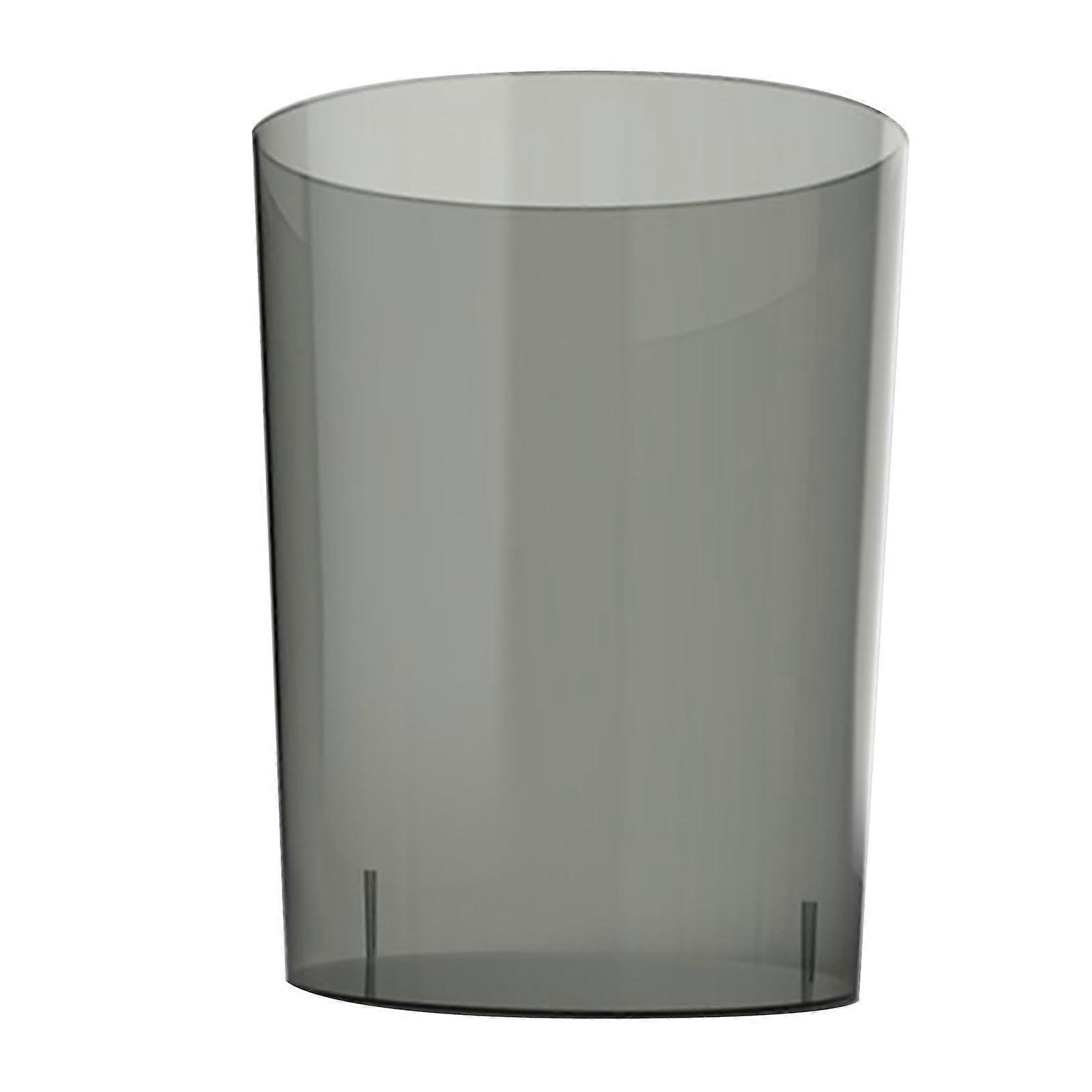 Clear Trash Can Large Capacity Transparent Garbage Bin for Kitchen Office Bathroom Medium Size