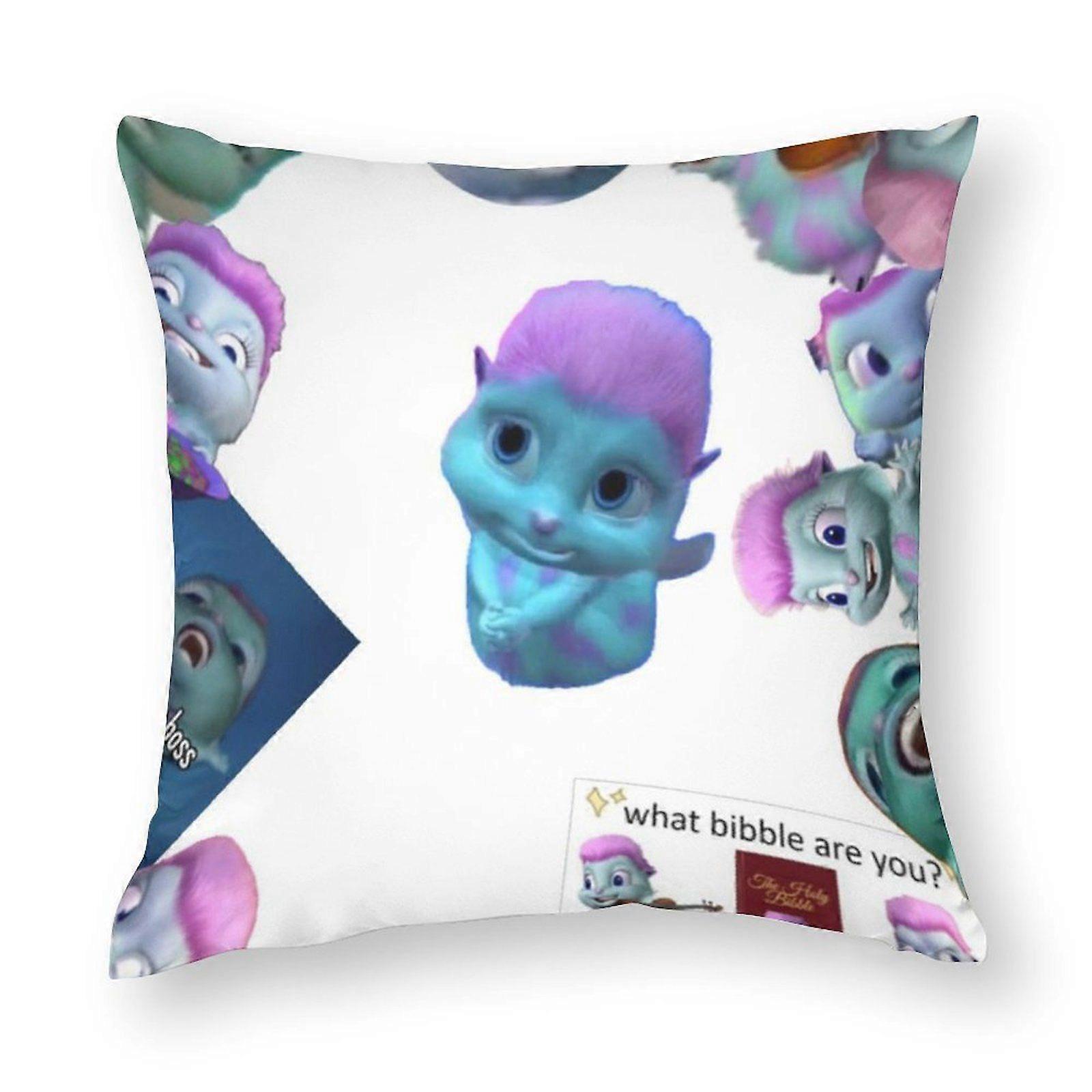 Bibble Throw Pillow Covers Ocean Geometric Cotton Decorative Ink for Balcony