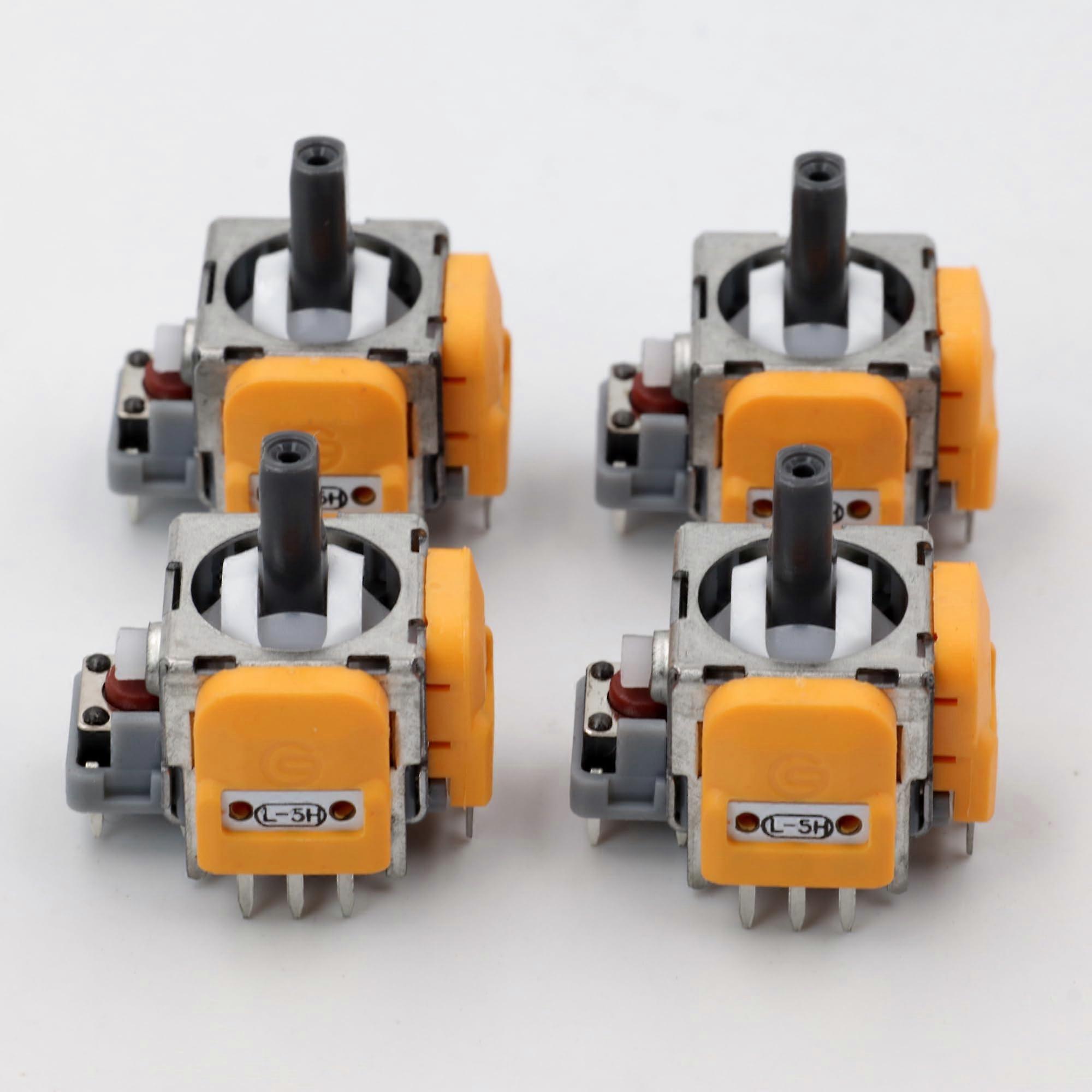 4PCS Upgraded Hall Effect Joystick Replacement for PS5 PS4 Controller  Precision Analog Stick  Kit