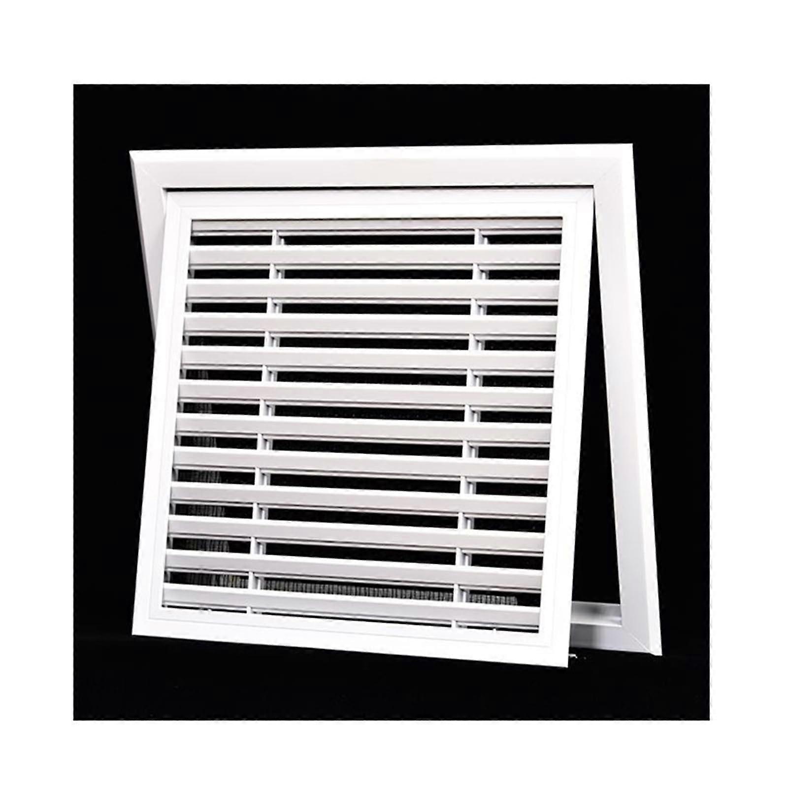 12x12 Louvered Aluminum Access Panel with Removable Washable Filter for Wall HVAC Ventilation