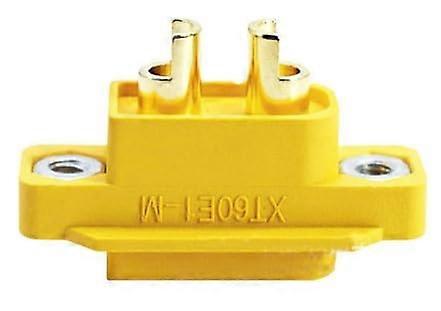 XT60EM Mountable XT60 Male Connector for Racing Drones RC Models, Secure Board Mounting and Stable Power Connection
