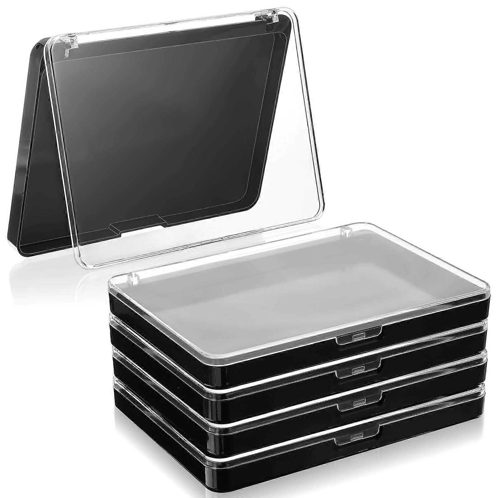 5 Pack Empty Magnetic Makeup Palette with Clear Lid, TravelFriendly Custom Eyeshadow Organizer