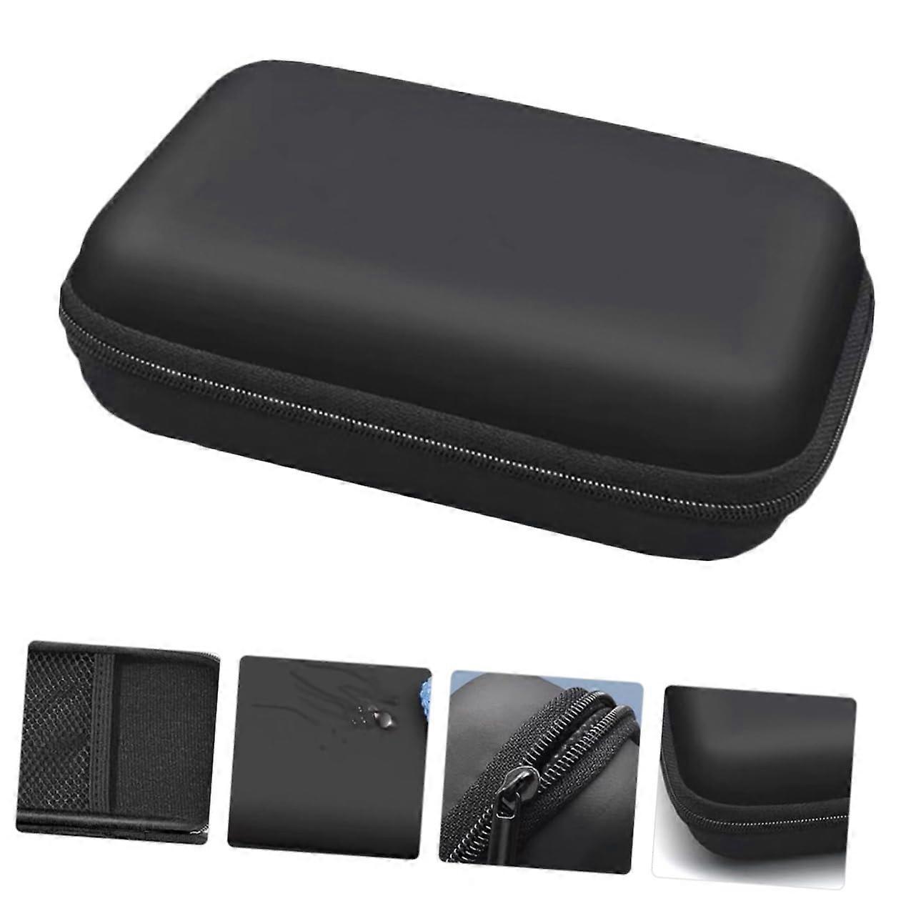 Electronic Accessories Organizer 2pcs Shockproof EVA Cable Storage Case with Zipper for Travel
