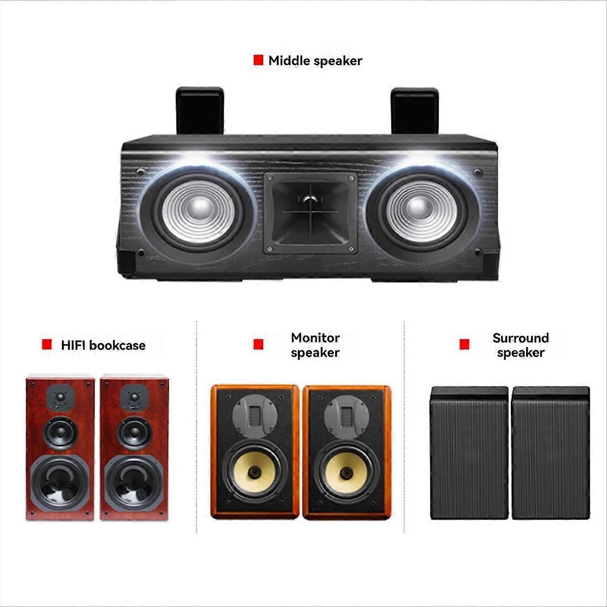 1Pcs Sound Speaker Wall Mount Speaker Bracket Hanger Adjustable B