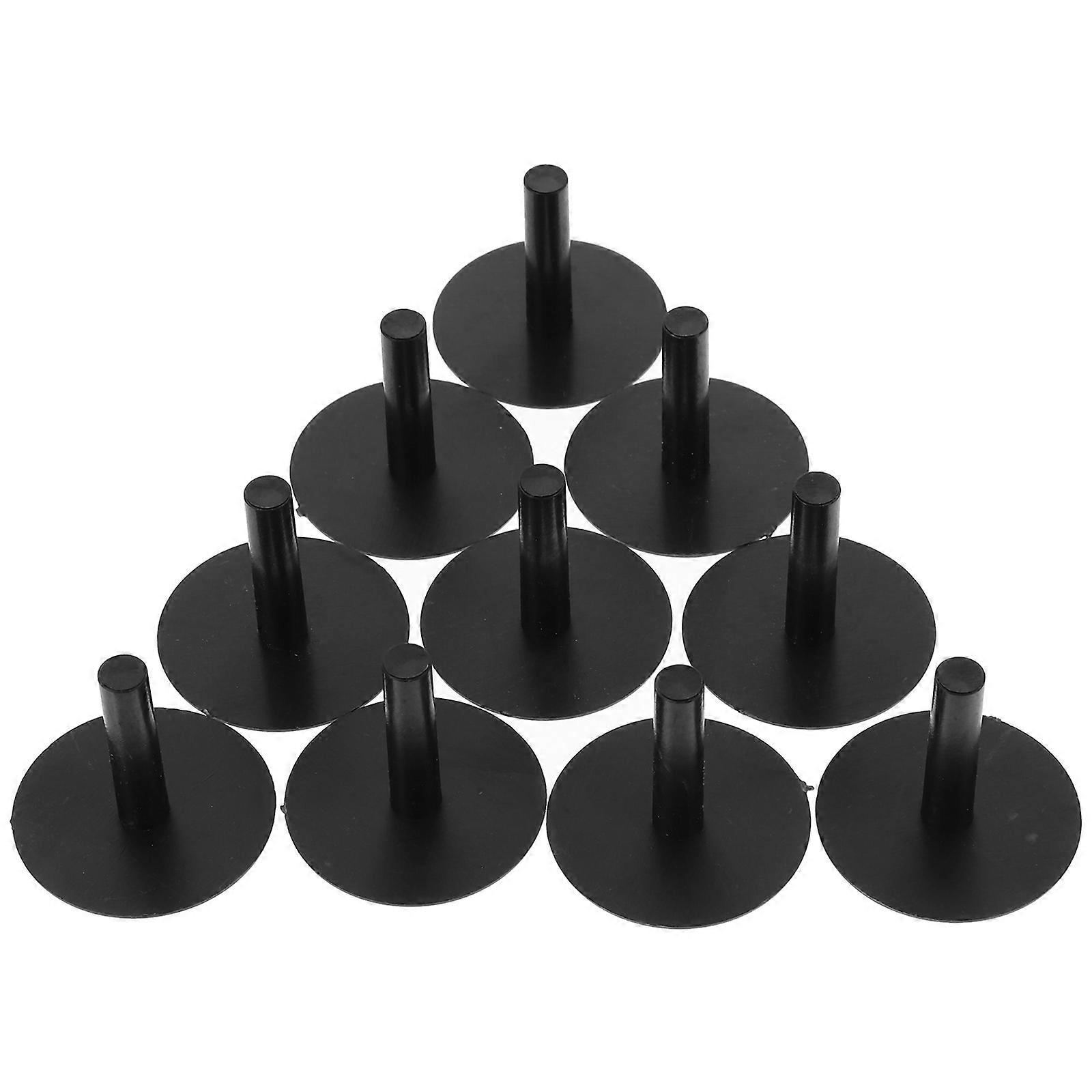 Duck Holder Plastic Display Stand for Displaying Use 10Pcs Black