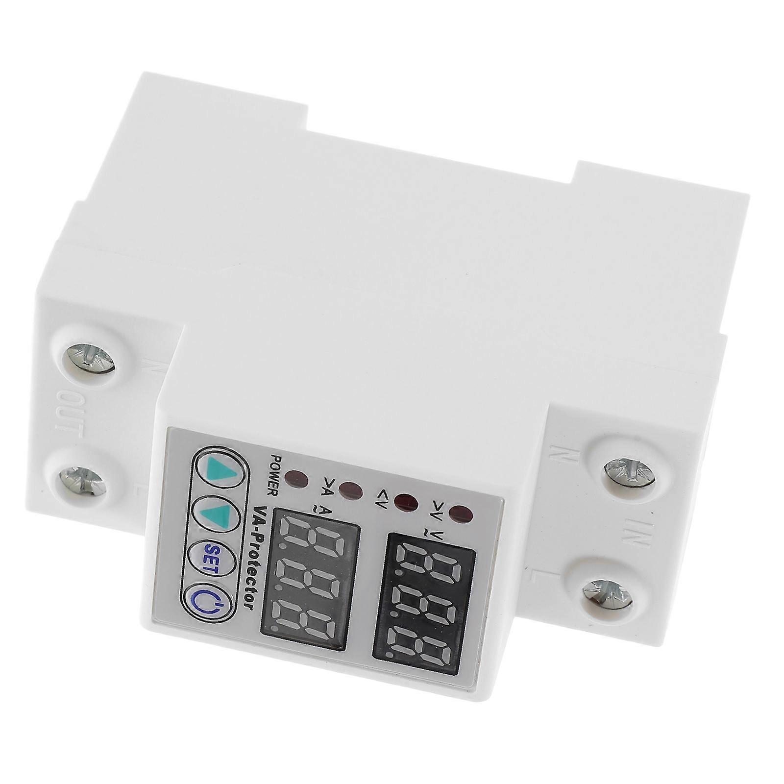 Voltage Current Protector for Home Use Digital Adjustable Over Amp 2p63a Device