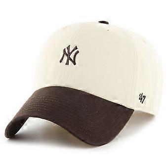 Boné ajustável 47 Brand - BASE TT New York Yankees bege