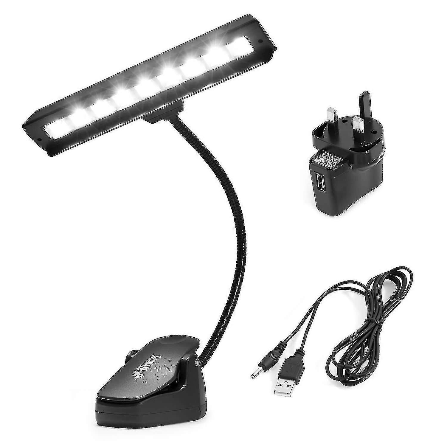 Tiger Orchestra Music Stand Light - 9 Quality Leds & Ac Adaptor