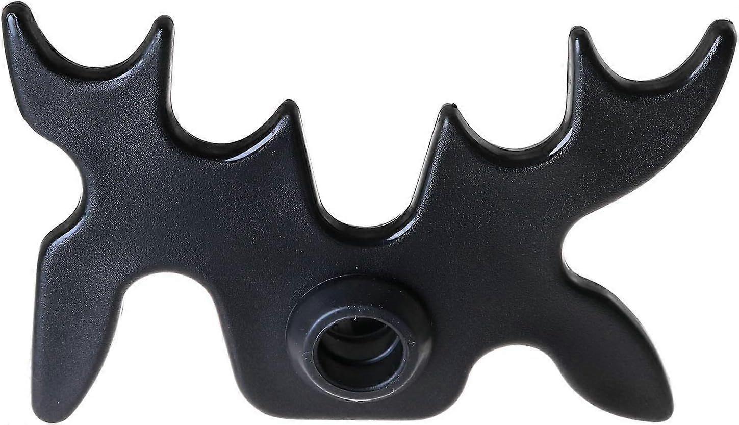 Black Plastic Slip-On for Billiard Pool Cue Stick