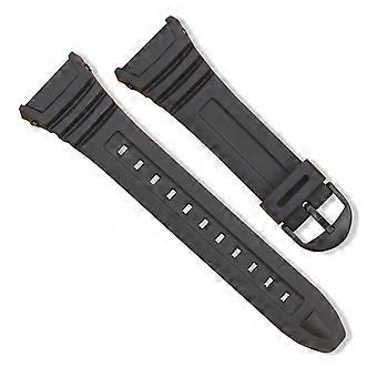 Bracelet de montre-bracelet respirant imperméable à l’eau en silicone souple Remplacement de la ceinture de montre de sport pour Casio W-96H
